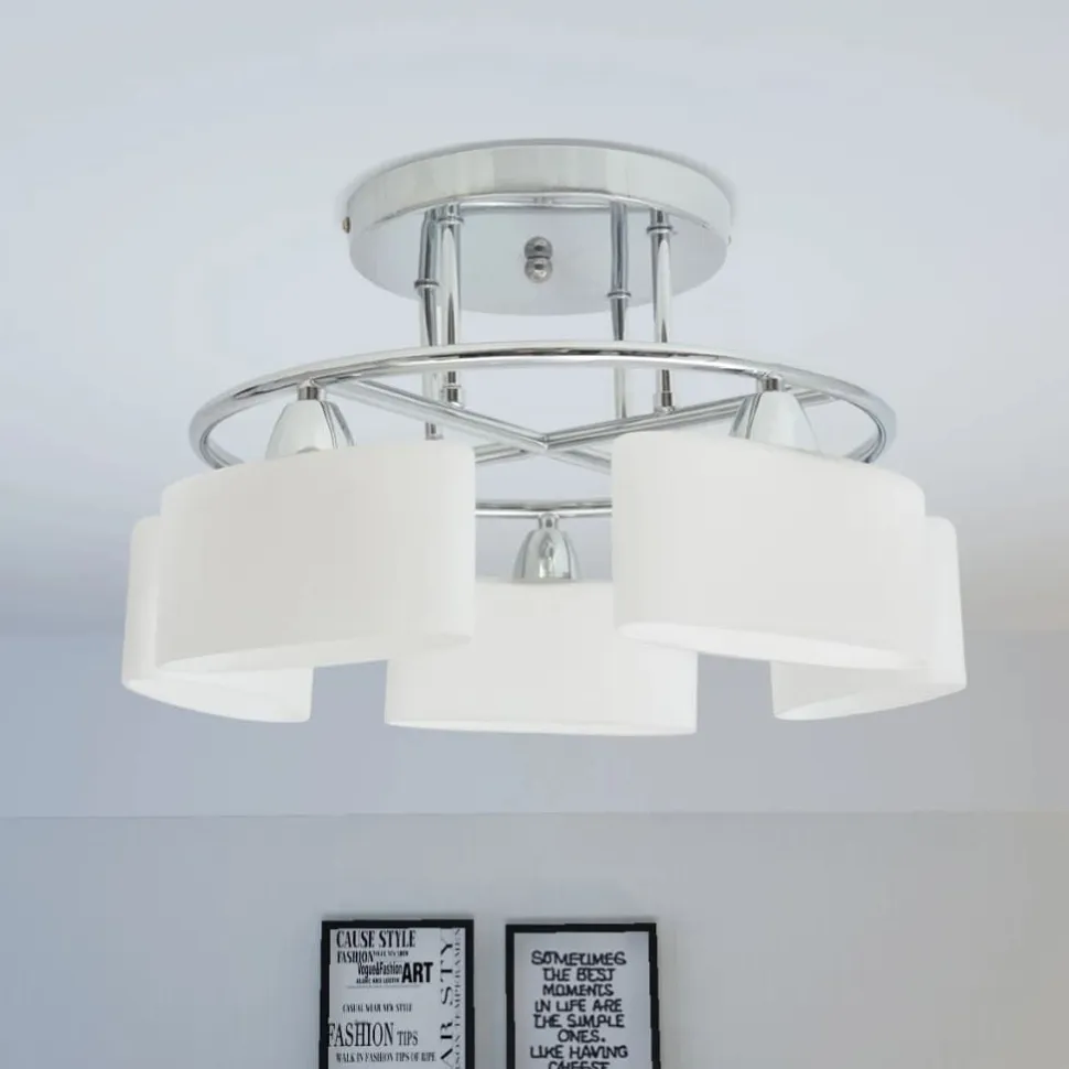 Kattovalaisin soikeilla varjostimilla e14 lampulle 200 w