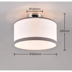 Kattovalaisin Trio Davos, 30cm, 2xE14, eri värejä
