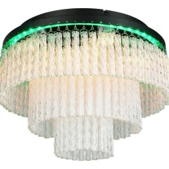 Kattovalaisin Trio Vono LED RGB Ø40cm mattamusta/kirkas