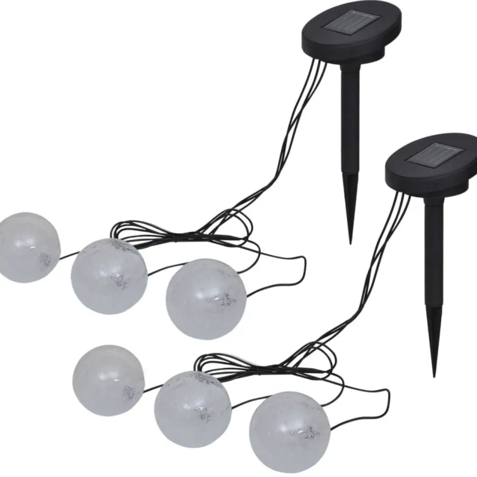Kelluvat lamput, 6 kpl, LED, lampiin ja uima-altaalle