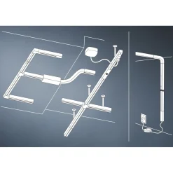 Keskisyöttömoduuli Paulmann URail 304x18mm max. 1000W valkoinen