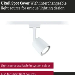 Kiskospotti Paulmann URail Cover GU10 max. 10W himmennettävä valkoinen