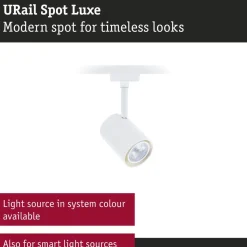 Kiskospotti Paulmann URail Luxe GU10 max. 10W himmennettävä mattamusta