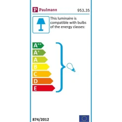 Kiskovalaisin Paulmann URail Cover GU10 mattakromi