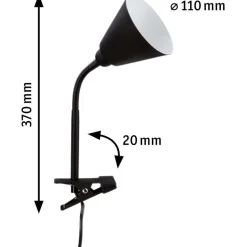 Klipsivalaisin Paulmann Vitis, E14, valkoinen
