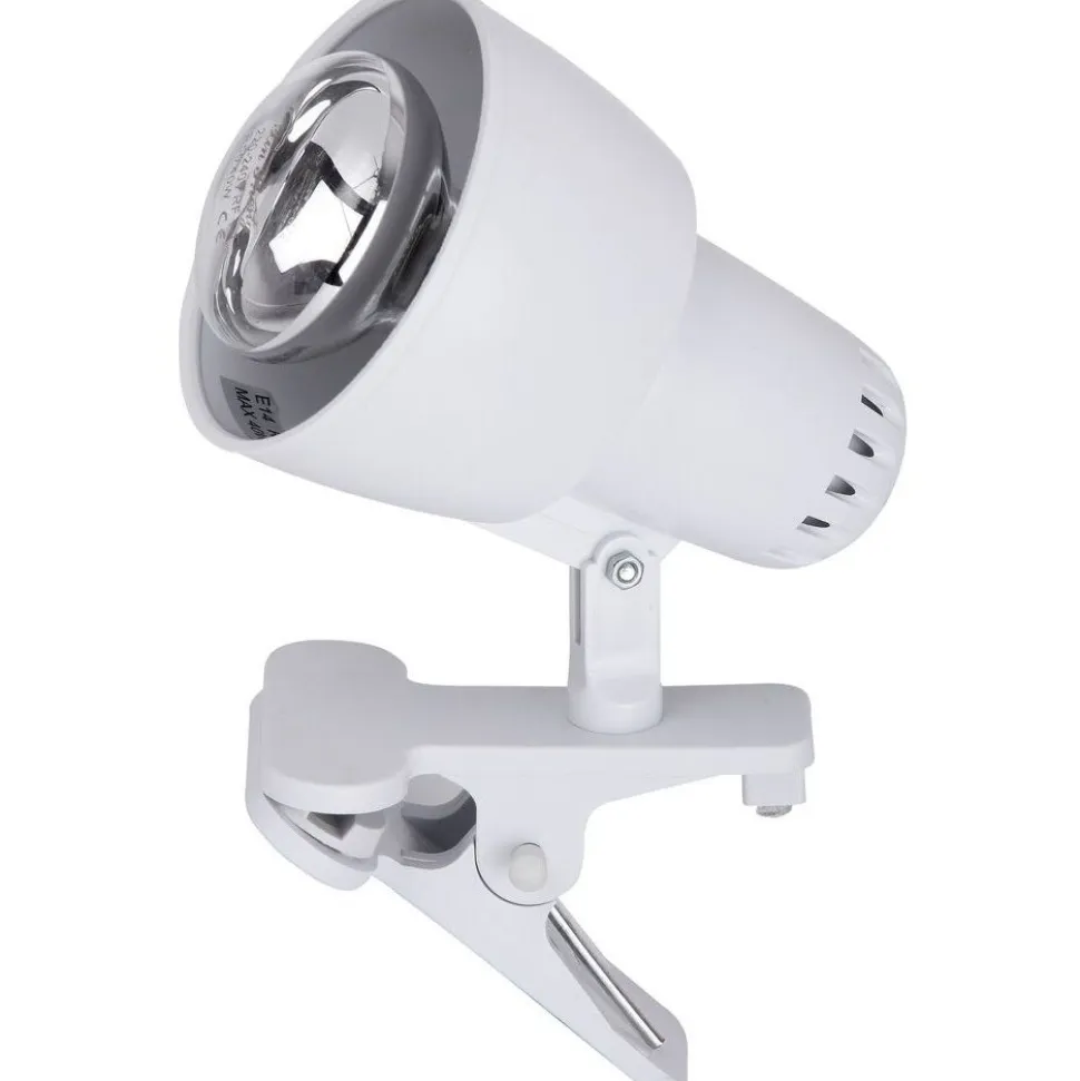 Klipsivalaisin Rabalux Clip, 1xE14 R50 max.40W, valkoinen