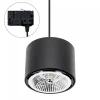 Kohdevalaisin Spectrum Chloe AR111 3-vaihekiskoon GU10 IP20 Ø120x85mm musta