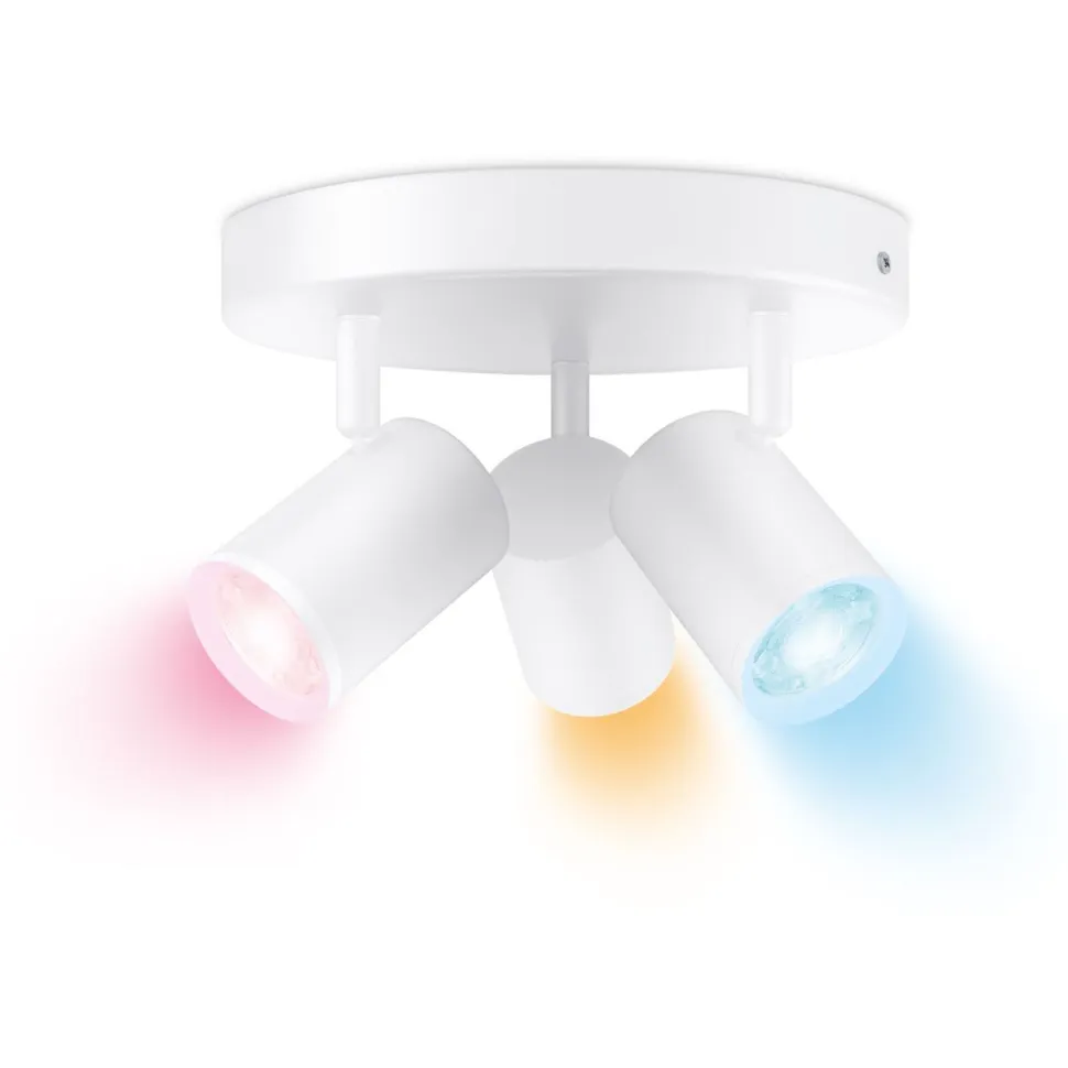Kohdevalaisin WiZ Imageo 3 x 5W RGB eri värejä