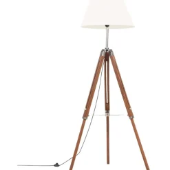 Kolmijalkavalaisin hunajanruskea ja valk. täysi tiikki 141cm