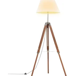 Kolmijalkavalaisin hunajanruskea ja valk. täysi tiikki 141cm