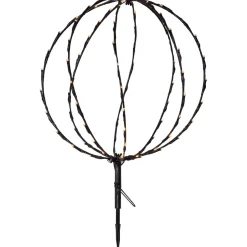 Koristevalaisin Star Trading Sphere, ulko- ja sisäkäyttöön, 30cm, musta
