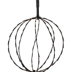 Koristevalaisin Star Trading Sphere, ulko- ja sisäkäyttöön, 30cm, musta