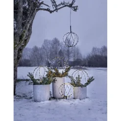 Koristevalaisin Star Trading Sphere, ulko- ja sisäkäyttöön, 30cm, musta