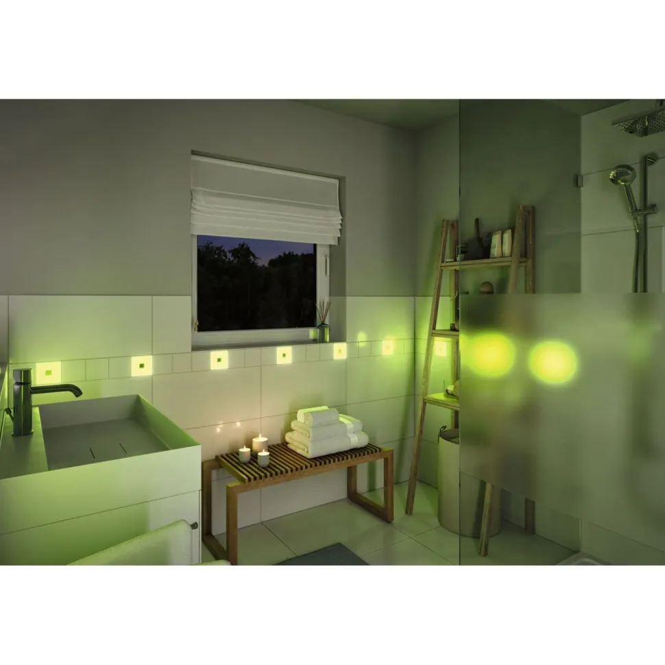 Kosketusmoduuli Paulmann LumiTiles Square, Smart Home Zigbee 3.0, IP44, RGBW+