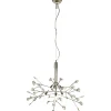 Kristallikattovalaisin Aneta Lighting Fiesta kromi/kirkas K9-kristallilasi