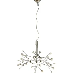 Kristallikattovalaisin Aneta Lighting Fiesta kromi/kirkas K9-kristallilasi