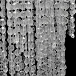 Kristallinen riippuva kattokruunu 26 x 70 cm