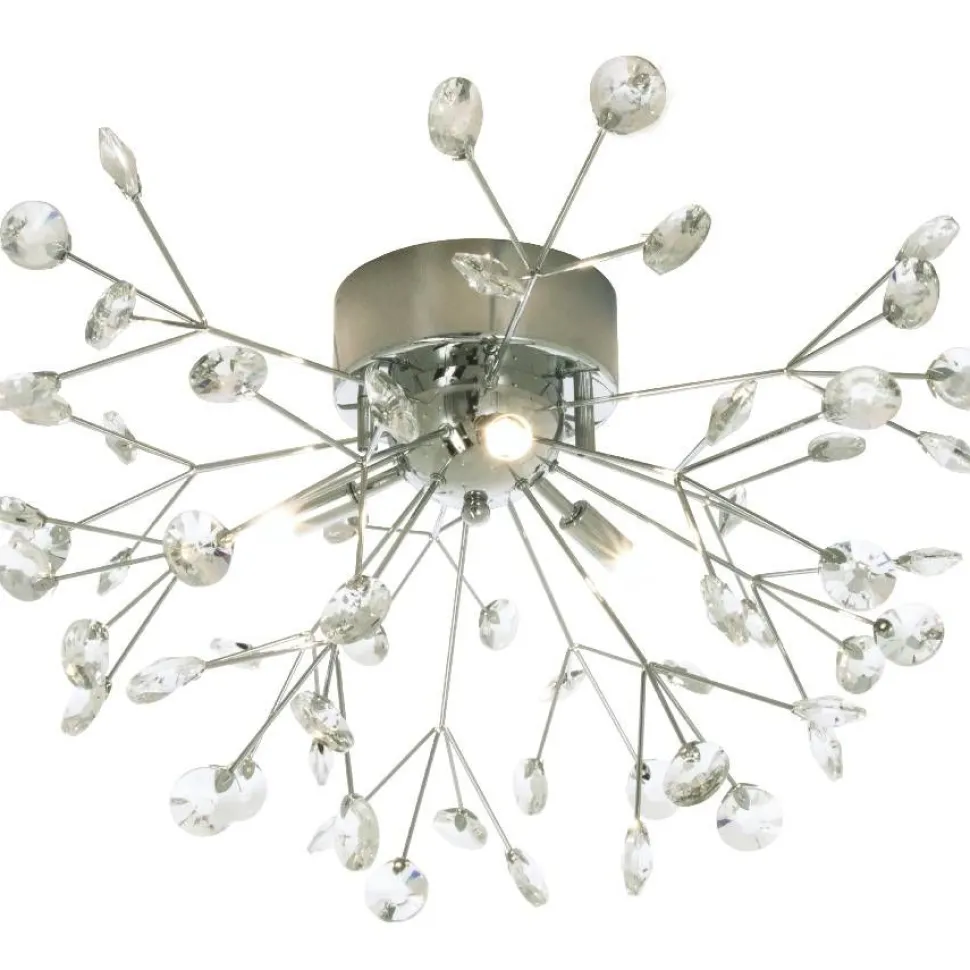 Kristalliplafondi Aneta Lighting Viva Ø57cm kromi
