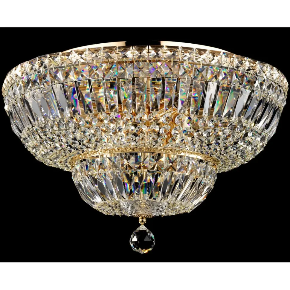 Kristallivalaisin Maytoni Diamant Crystal Basfor 12-G 460mm kulta