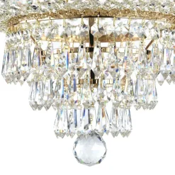 Kristallivalaisin Maytoni Diamant Crystal Palace 18-G 1000 mm antiikkikulta