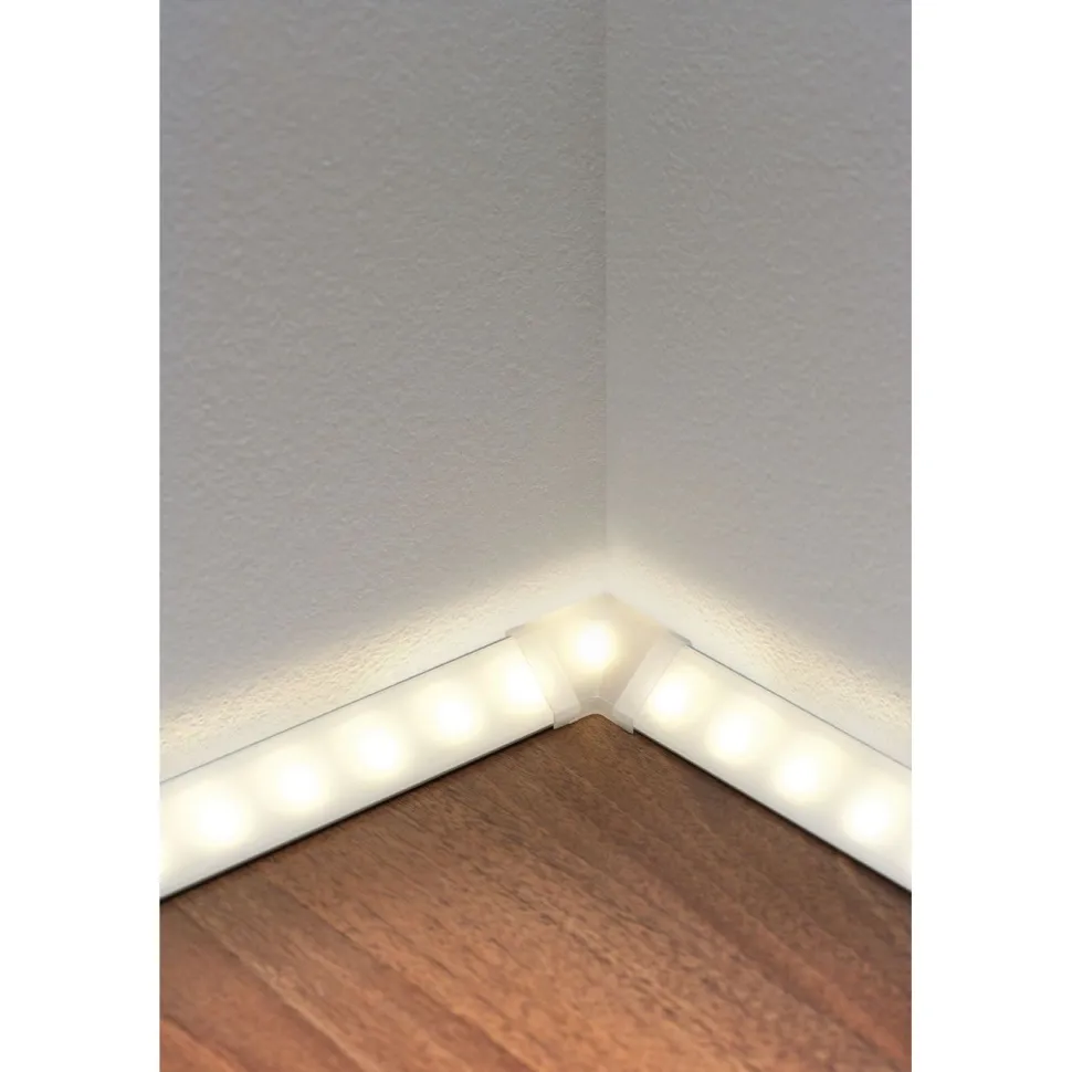 Kulmaliitin LED-profiiliin Paulmann Delta, 2kpl
