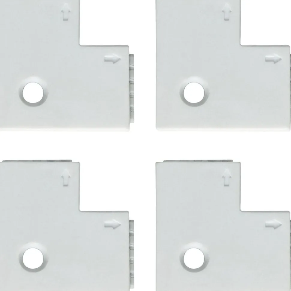 Kulmaliitin Paulmann MaxLED, 25x25mm, max.144W, valkoinen