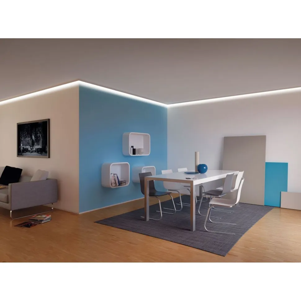 Kulmaprofiili LED-nauhalle Paulmann, 1m, harmaa