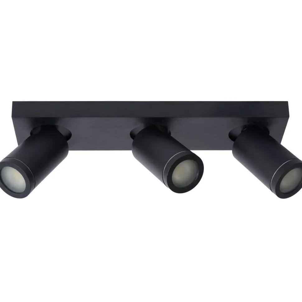Kylpyhuoneen kattospottivalaisin Lucide Taylor, himmennettävä, 3xGU10 5W 2200K/3000K, IP44, valkoinen