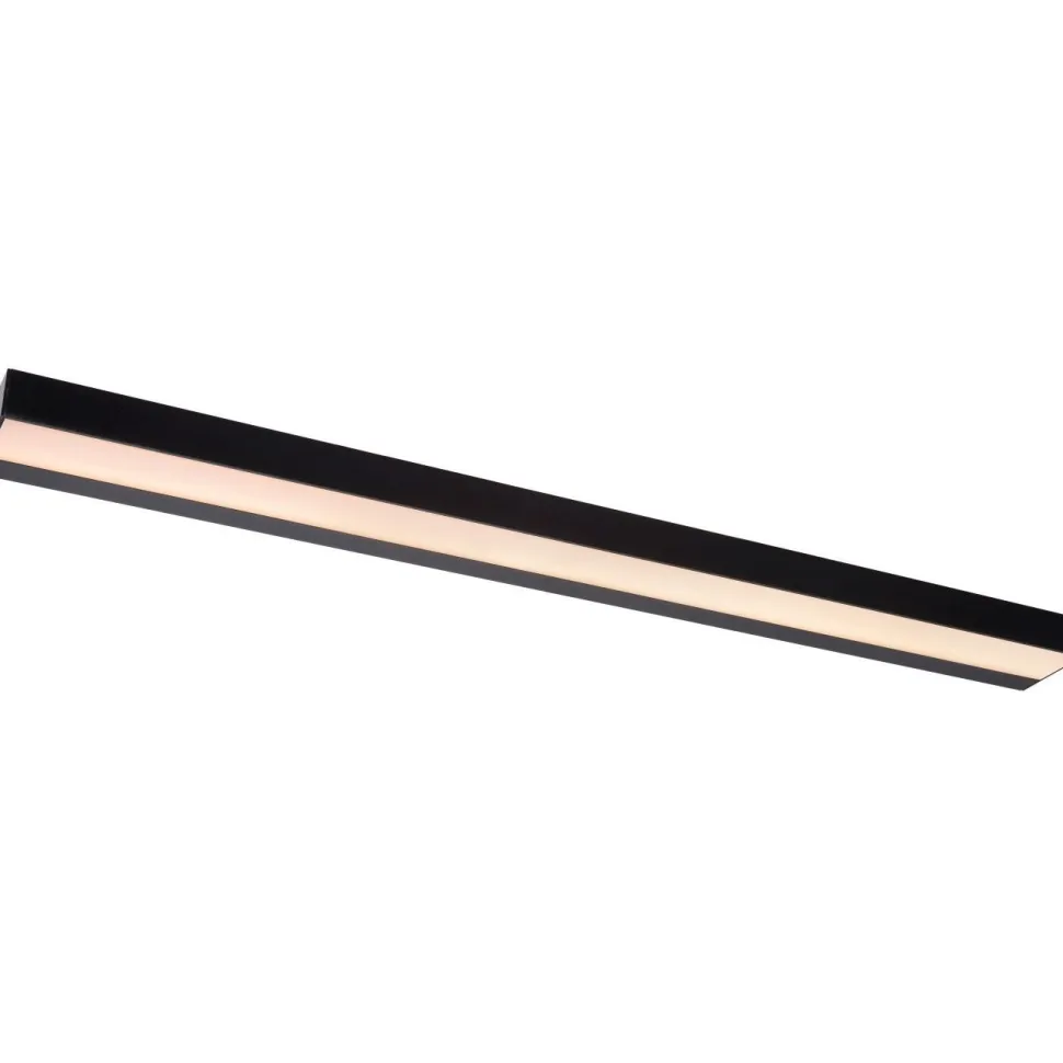 Kylpyhuoneen LED-seinävalaisin Lucide Alexa 60cm, 3000K, musta