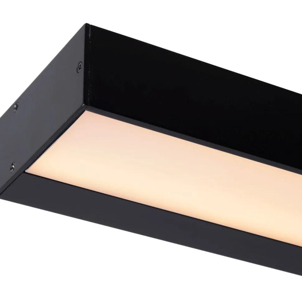 Kylpyhuoneen LED-seinävalaisin Lucide Alexa 60cm, 3000K, musta