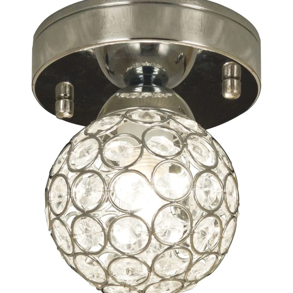 Kylpyhuonevalaisin Aneta Lighting Julietta ø 10 cm IP44 kromi/kirkas