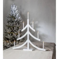 Kynttelikkö Star Trading Pagod 7-osainen 79 cm beige