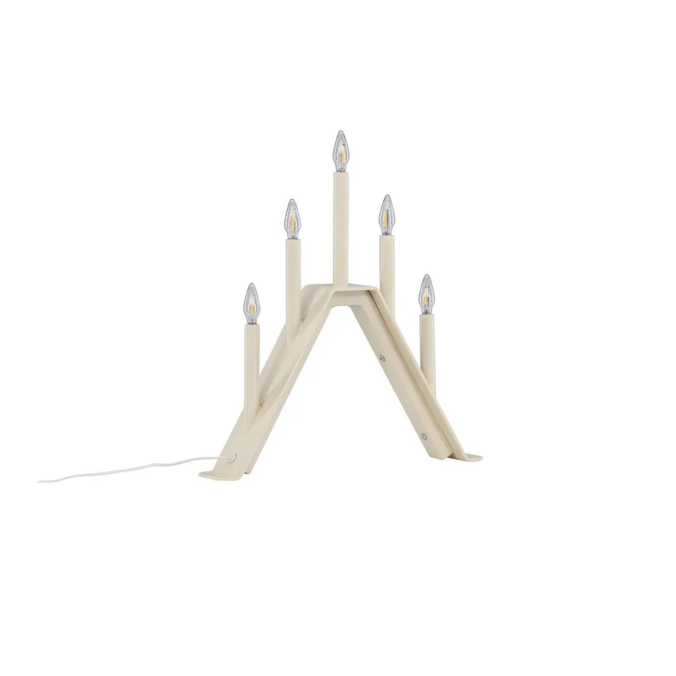 Kynttelikkö Venture Home Åre, 32cm, beige