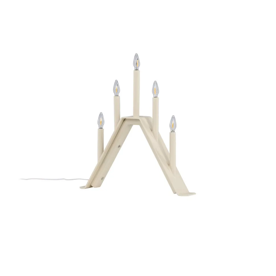 Kynttelikkö Venture Home Åre, 32cm, beige