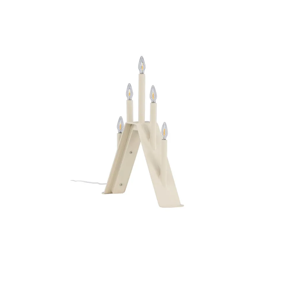 Kynttelikkö Venture Home Åre, 32cm, beige