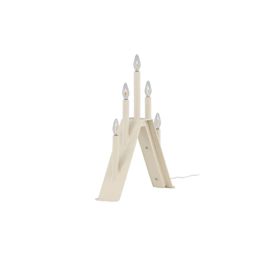 Kynttelikkö Venture Home Åre, 32cm, beige