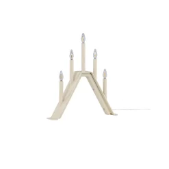 Kynttelikkö Venture Home Åre, 32cm, beige
