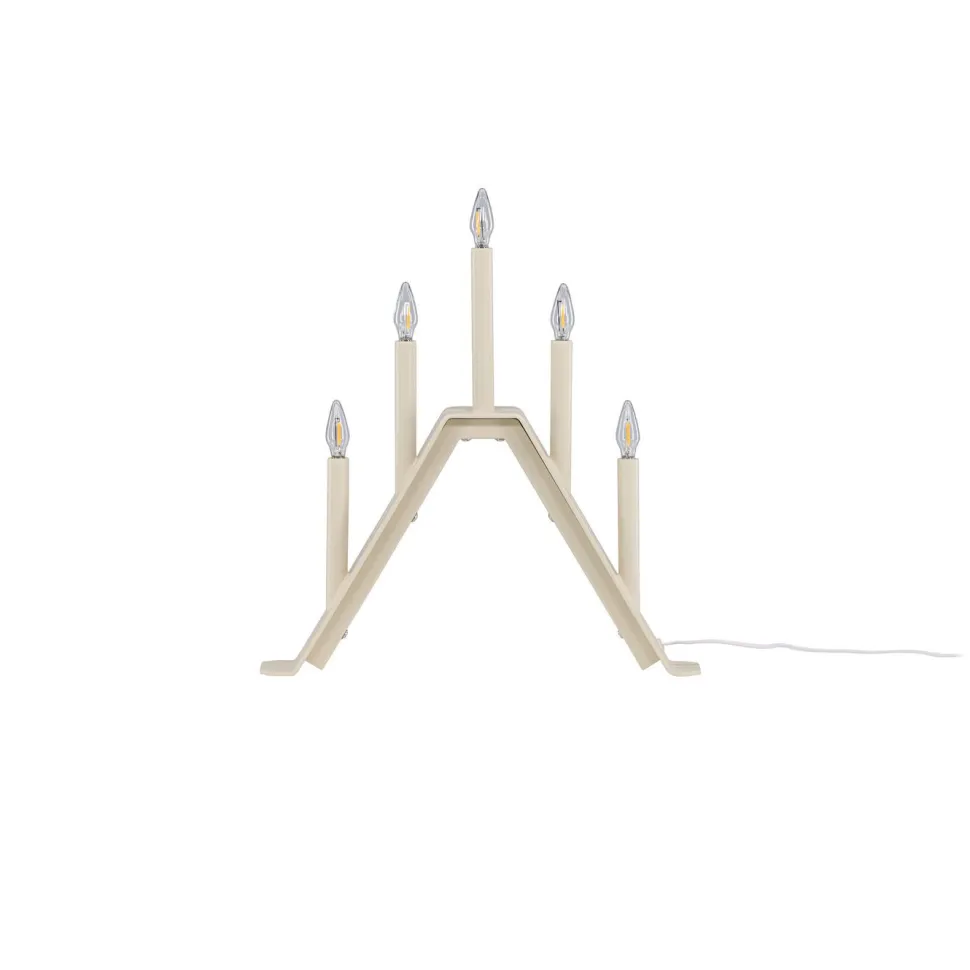 Kynttelikkö Venture Home Åre, 32cm, beige