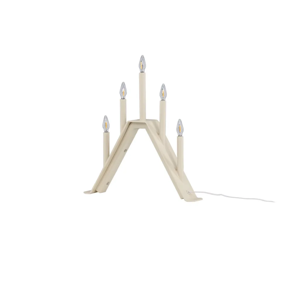 Kynttelikkö Venture Home Åre, 32cm, beige