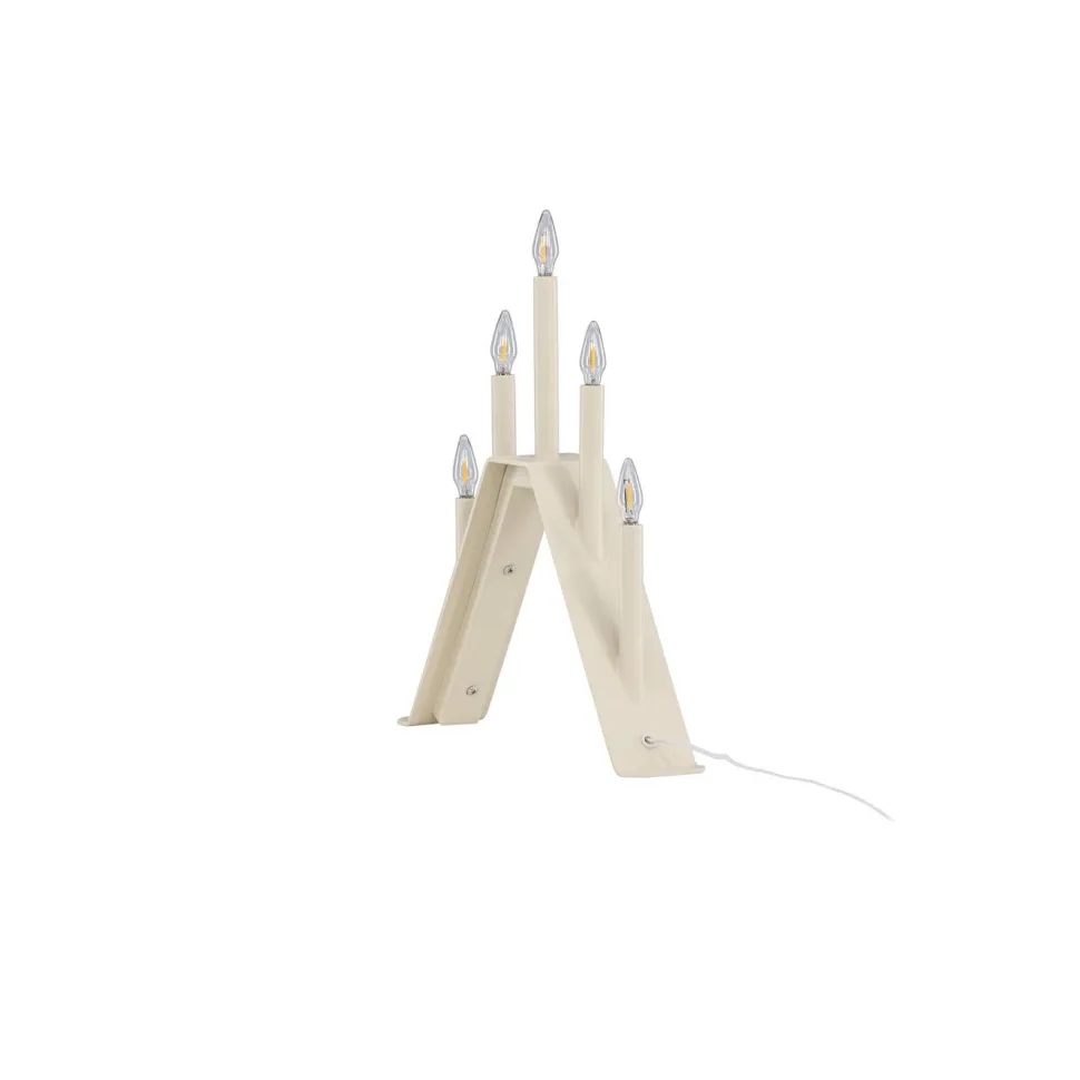 Kynttelikkö Venture Home Åre, 32cm, beige
