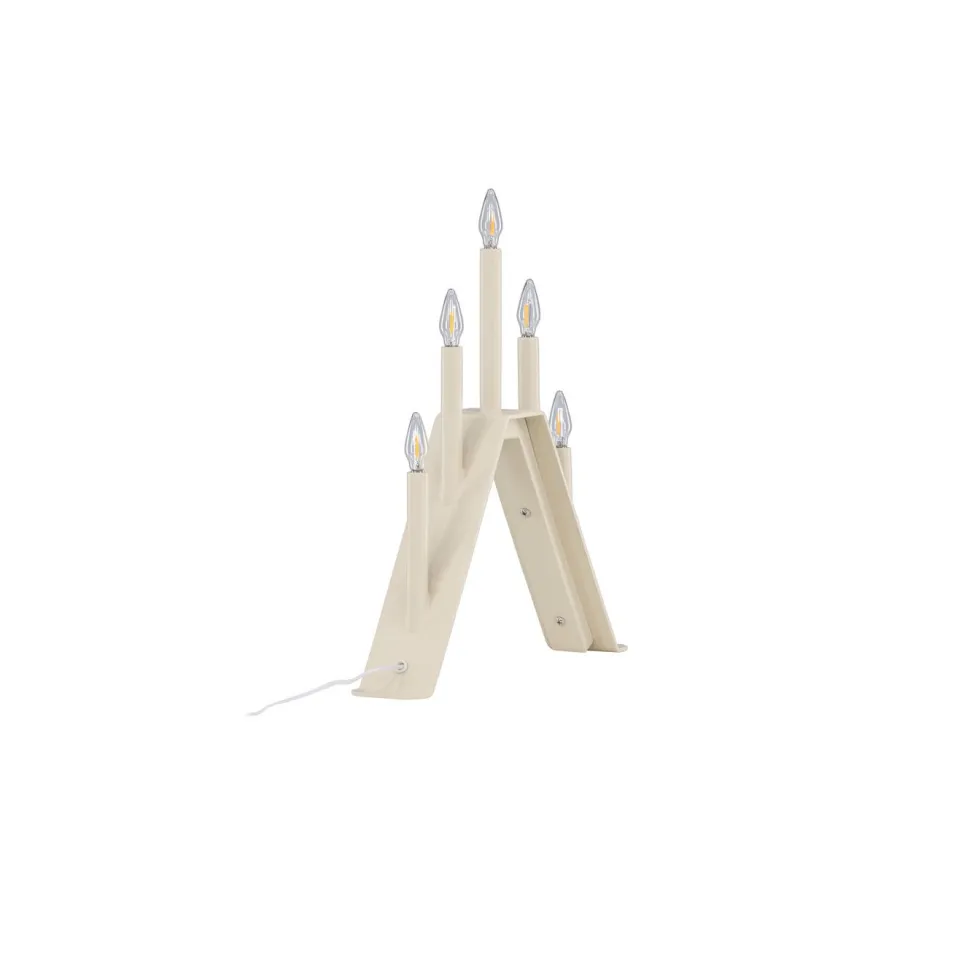 Kynttelikkö Venture Home Åre, 32cm, beige