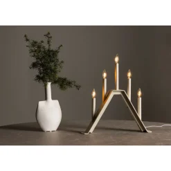 Kynttelikkö Venture Home Åre, 32cm, beige