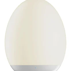 Ladattava LED-pöytävalaisin Star Trading Oval Ø92x110 mm valkoinen