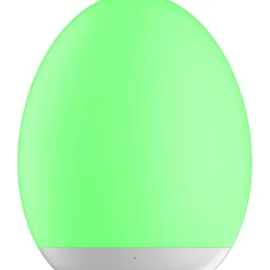 Ladattava LED-pöytävalaisin Star Trading Oval Ø92x110 mm valkoinen