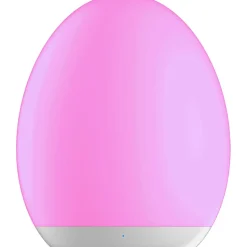 Ladattava LED-pöytävalaisin Star Trading Oval Ø92x110 mm valkoinen