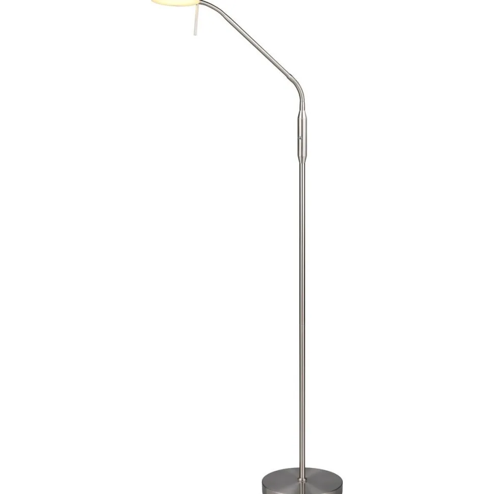 Ladattava LED-lattiavalaisin Trio Moreno musta