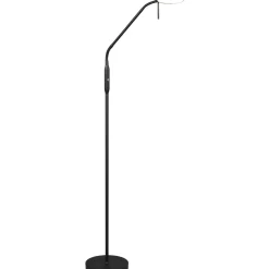 Ladattava LED-lattiavalaisin Trio Moreno musta