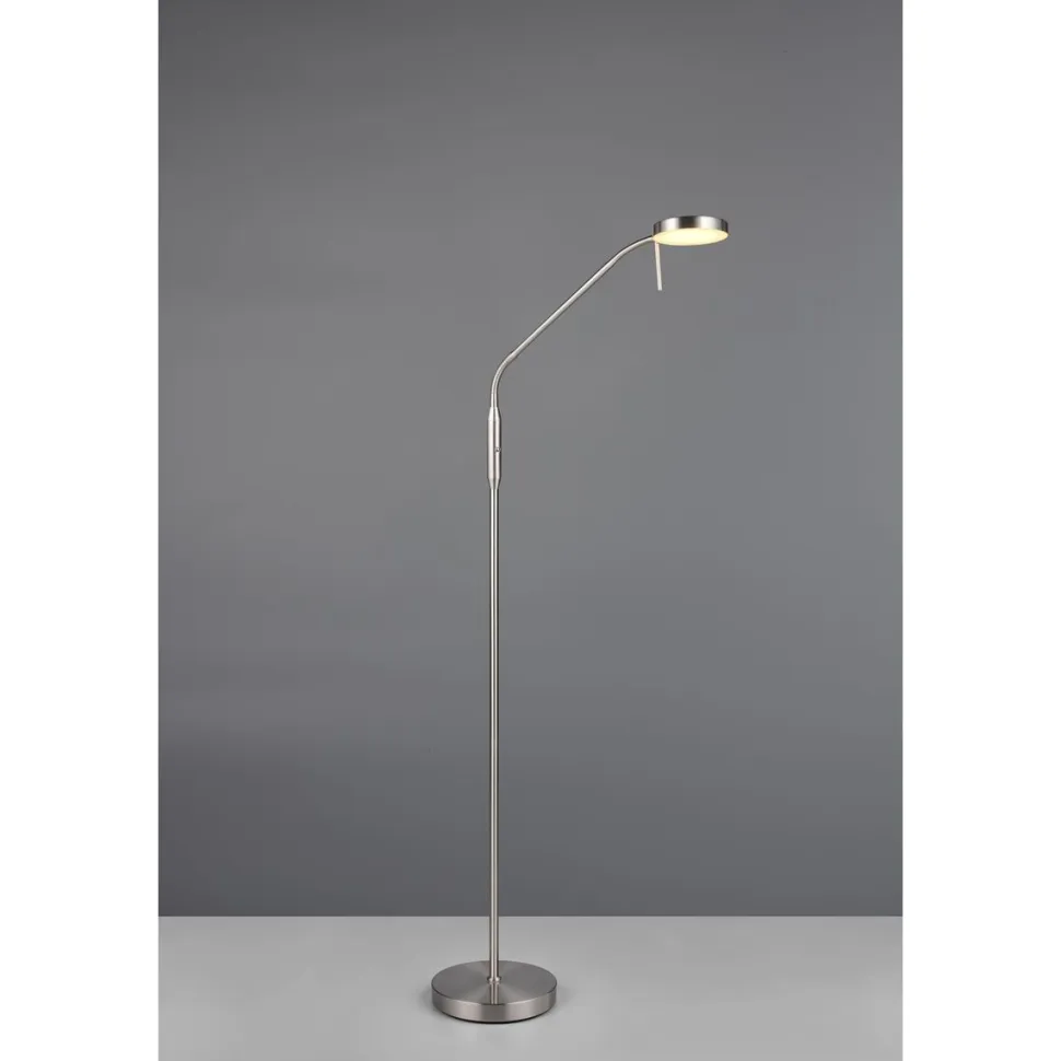 Ladattava LED-lattiavalaisin Trio Moreno musta