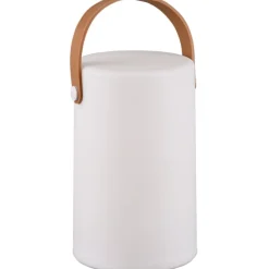 Ladattava LED-ulkopöytävalaisin Trio Aruba Ø130x205mm IP44 valkoinen