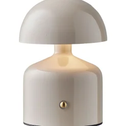 Ladattava pöytävalaisin House Nordic Aulla, ø10x13.5cm, IP20, LED, harmaa